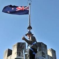 Castle flying the flag again, Larnach Castle
