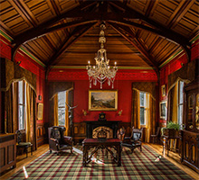 Restoration work on a major scale, Larnach Castle